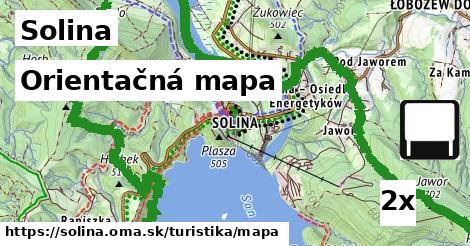 Orientačná mapa, Solina