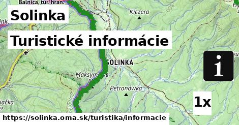 Turistické informácie, Solinka