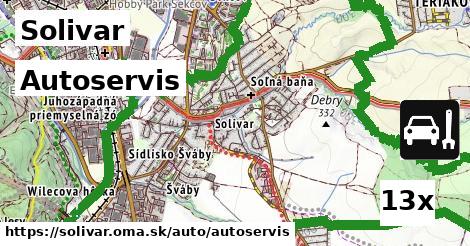 Autoservis, Solivar