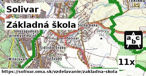 Základná škola, Solivar