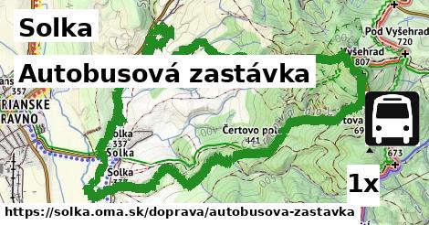 Autobusová zastávka, Solka