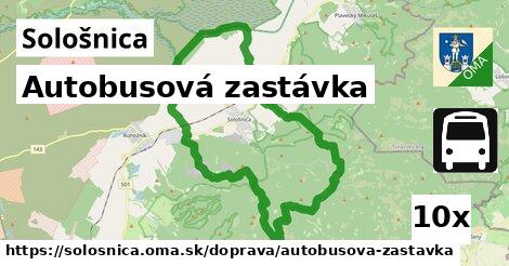 Autobusová zastávka, Sološnica