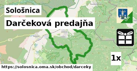 Darčeková predajňa, Sološnica