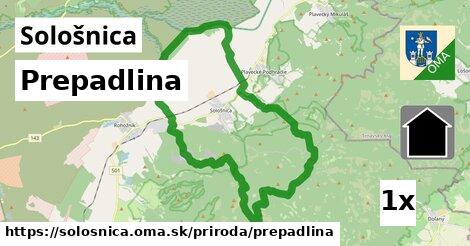 Prepadlina, Sološnica