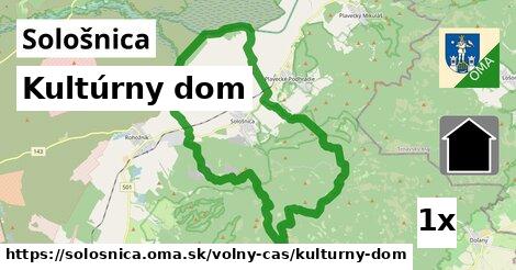 Kultúrny dom, Sološnica