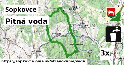 Pitná voda, Sopkovce