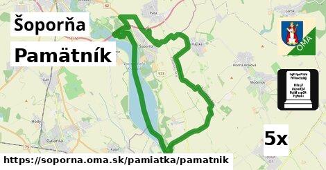 Pamätník, Šoporňa