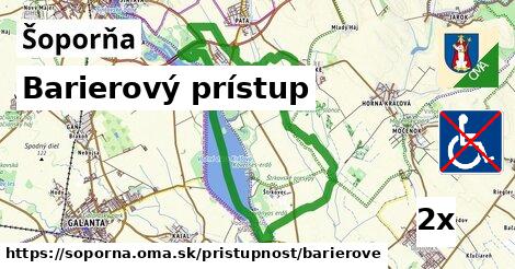 Barierový prístup, Šoporňa