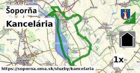 Kancelária, Šoporňa