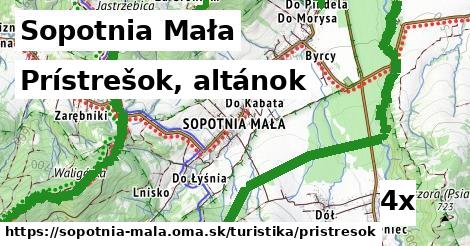 prístrešok, altánok v Sopotnia Mała