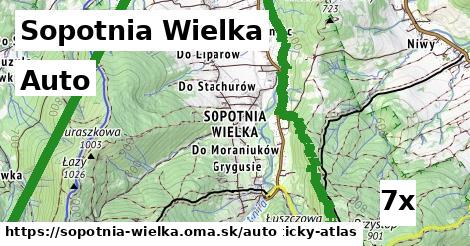auto v Sopotnia Wielka