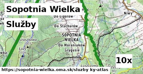 služby v Sopotnia Wielka