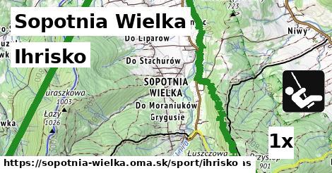 Ihrisko, Sopotnia Wielka