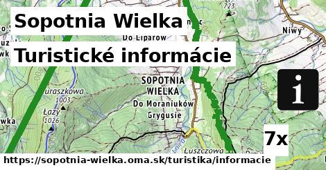 Turistické informácie, Sopotnia Wielka