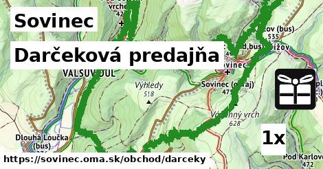 Darčeková predajňa, Sovinec