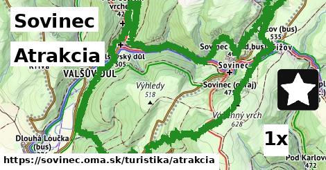 Atrakcia, Sovinec