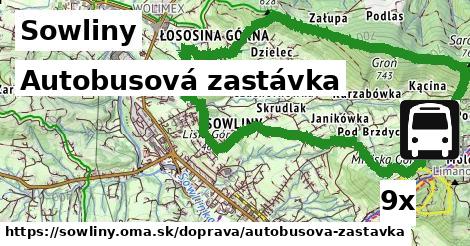 Autobusová zastávka, Sowliny