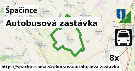 Autobusová zastávka, Špačince