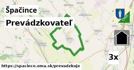 prevádzkovateľ v Špačince