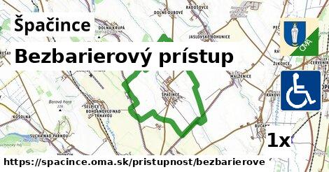 Bezbarierový prístup, Špačince