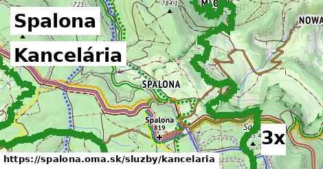 Kancelária, Spalona