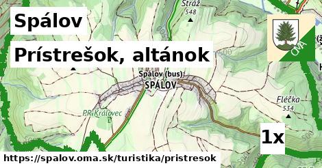 Prístrešok, altánok, Spálov