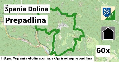 Prepadlina, Špania Dolina