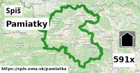 pamiatky v Spiš