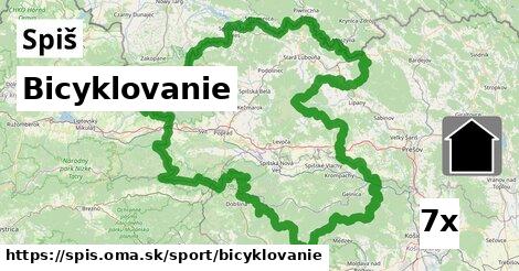 Bicyklovanie, Spiš