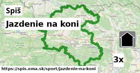 Jazdenie na koni, Spiš