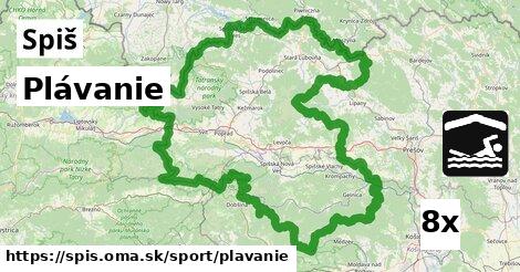 Plávanie, Spiš