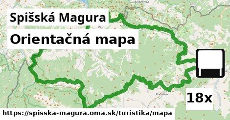 Orientačná mapa, Spišská Magura