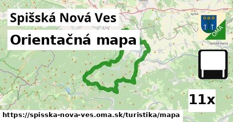 Orientačná mapa, Spišská Nová Ves
