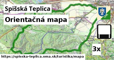 Orientačná mapa, Spišská Teplica