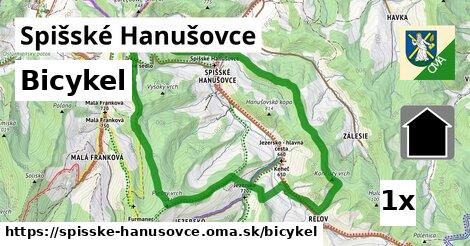 bicykel v Spišské Hanušovce