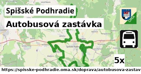 Autobusová zastávka, Spišské Podhradie