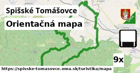 Orientačná mapa, Spišské Tomášovce