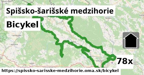 bicykel v Spišsko-šarišské medzihorie