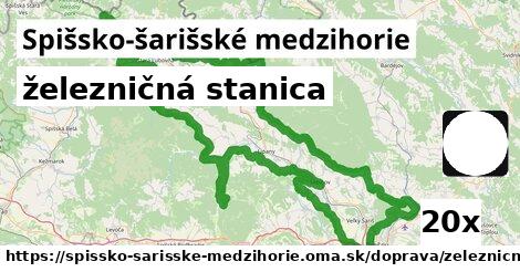 železničná stanica, Spišsko-šarišské medzihorie