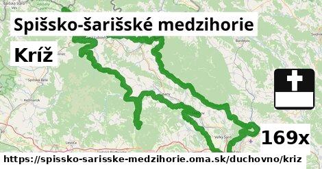 Kríž, Spišsko-šarišské medzihorie