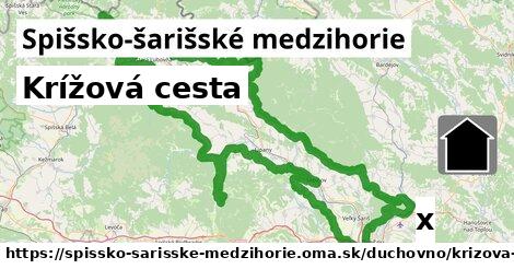 Krížová cesta, Spišsko-šarišské medzihorie