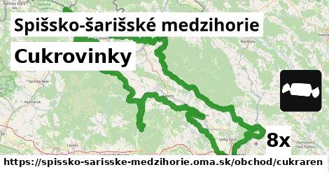 Cukrovinky, Spišsko-šarišské medzihorie