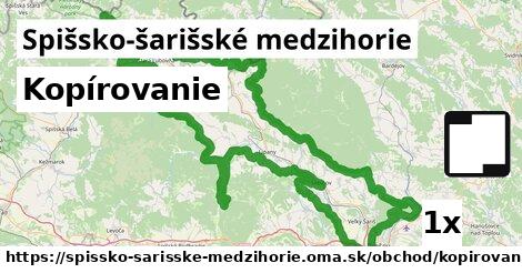 Kopírovanie, Spišsko-šarišské medzihorie