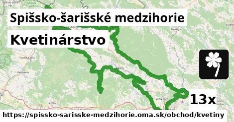 Kvetinárstvo, Spišsko-šarišské medzihorie