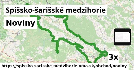 Noviny, Spišsko-šarišské medzihorie