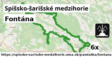 Fontána, Spišsko-šarišské medzihorie