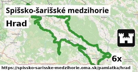 Hrad, Spišsko-šarišské medzihorie