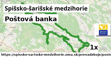 Poštová banka, Spišsko-šarišské medzihorie