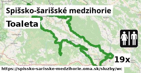 Toaleta, Spišsko-šarišské medzihorie