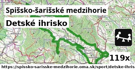 Detské ihrisko, Spišsko-šarišské medzihorie